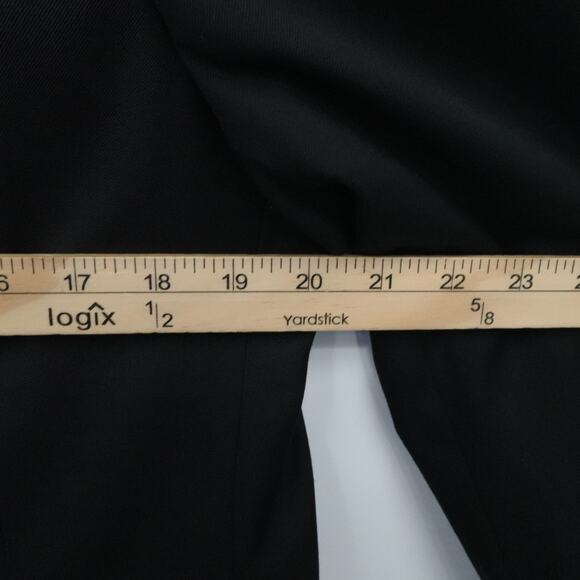 J Hilburn Blazer Mens 39S Black Wool Classic 2 Button Lined Business Office - Picture 5 of 16